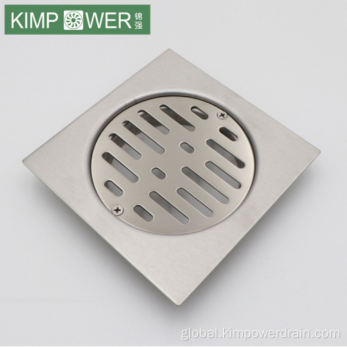 Floor Drain with Cover 6 inch floor trap stainless steel shower drain Supplier